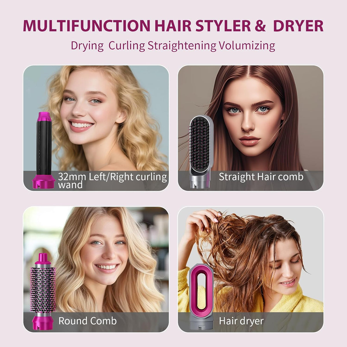 Styler Multiuso Professionale 5 in 1 "1800W"